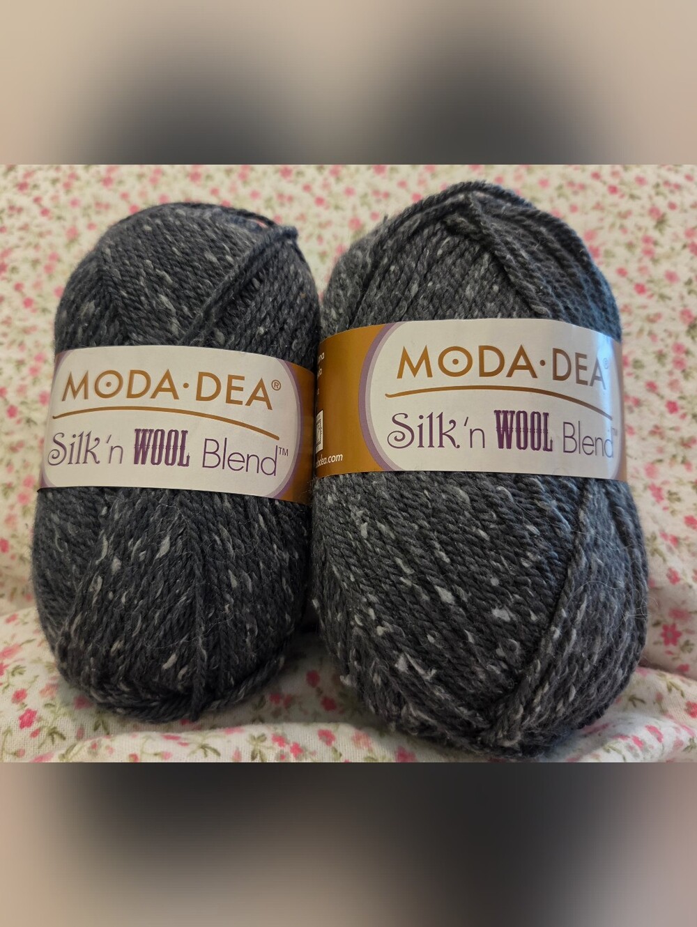 YARN MODA DEA SILK N WOO TVL BLEND, 4275 PEWTER GRAY